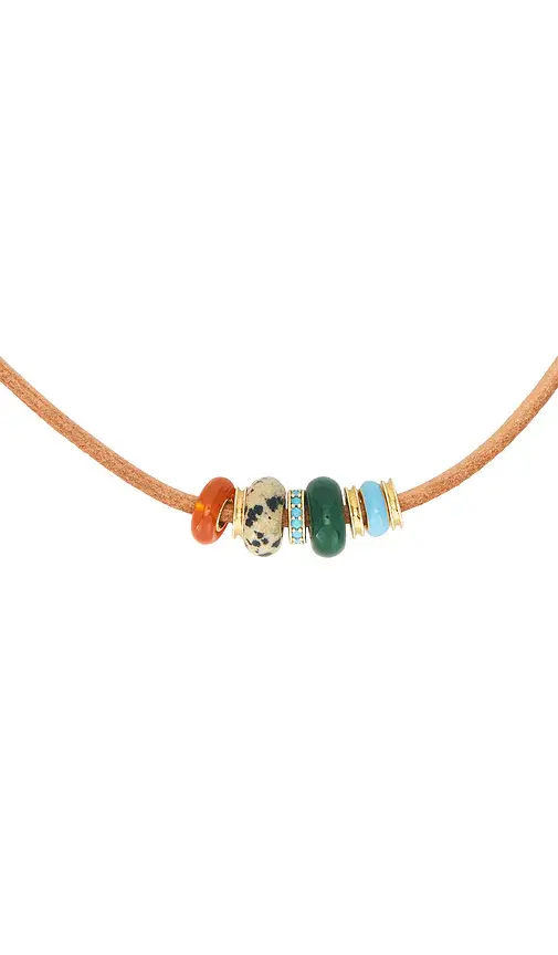 Roxanne Assoulin Semi Slider Leather Cord Necklace | Thumbnail 2 Roxanne Assoulin Semi Slider Leather Cord Necklace | Thumbnail 2
