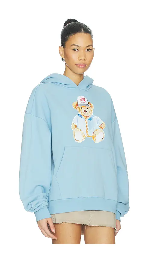 Market Watercolor Teddy Hoodie | Thumbnail 2