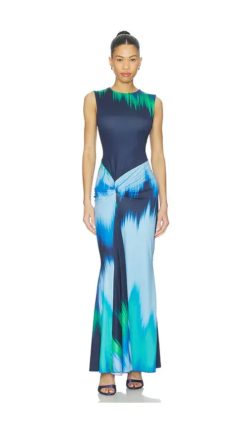 EYWASOULS MALIBU Annie Sleeveless Midi Dress