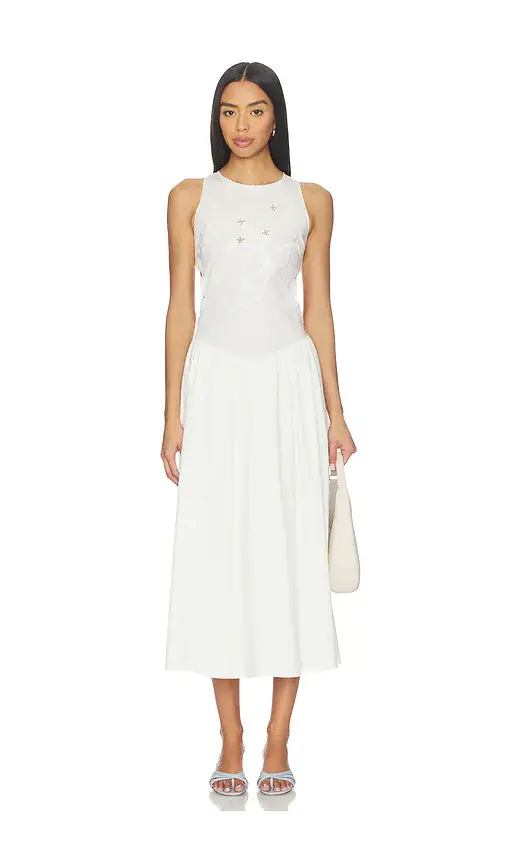 Frankies Bikinis Soleil Cotton Midi Dress | Thumbnail 2
