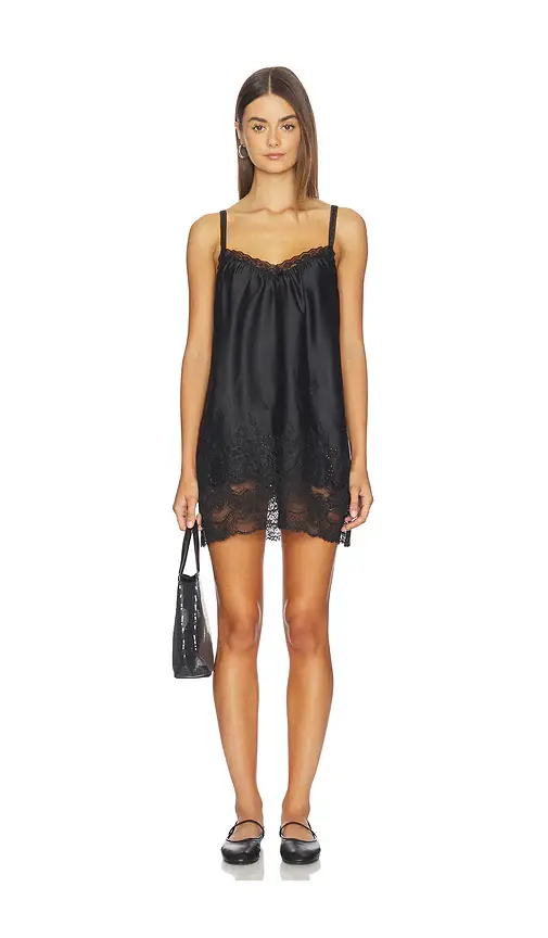 Frankies Bikinis First Crush Satin Mini Dress