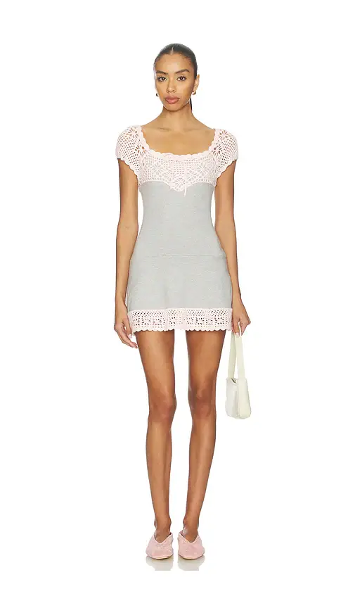 Frankies Bikinis Lover Cloud Knit Mini Dress