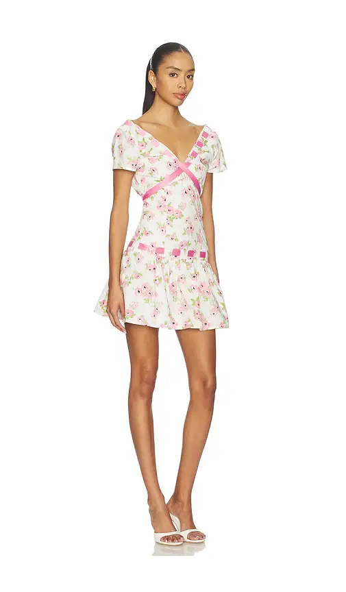 Frankies Bikinis Belladonna Poplin Mini Dress | Thumbnail 2
