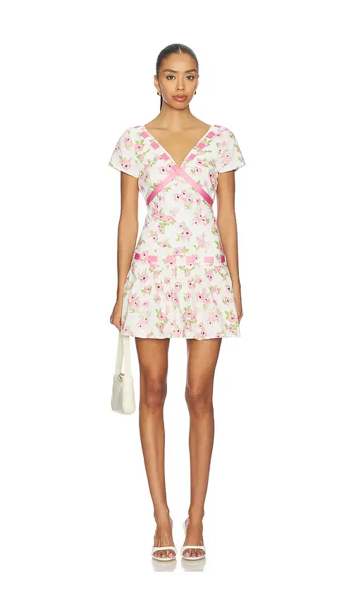 Frankies Bikinis Belladonna Poplin Mini Dress | Image 1 Frankies Bikinis Belladonna Poplin Mini Dress | Image 1