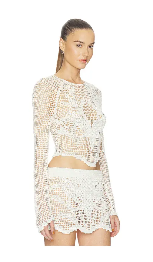 HAELO Crochet LS Top | Thumbnail 2 HAELO Crochet LS Top | Thumbnail 2