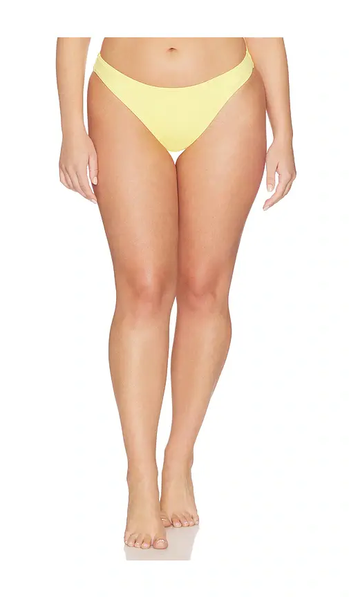 GOOD AMERICAN Matte Good Waist Cheeky Bikini Bottom | Thumbnail 2 GOOD AMERICAN Matte Good Waist Cheeky Bikini Bottom | Thumbnail 2