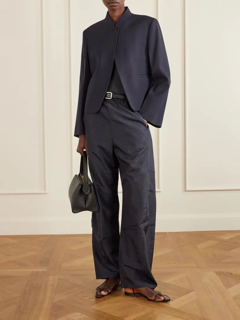 Tibi Winslow Crinkled-shell Barrel-leg Pants | Thumbnail 2