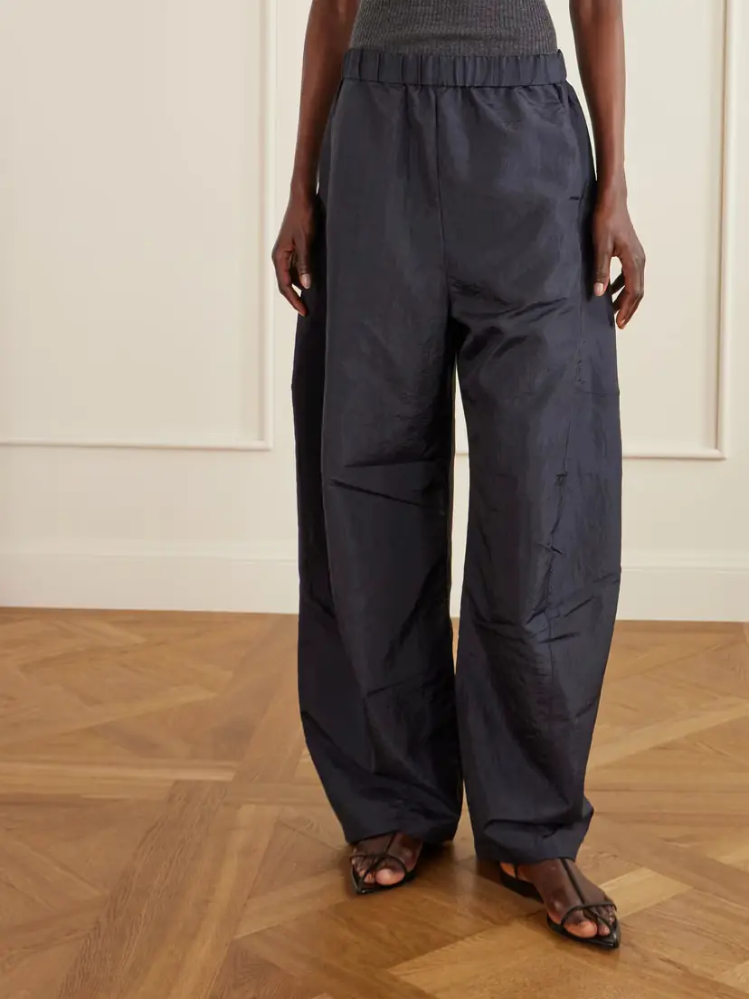 Tibi Winslow Crinkled-shell Barrel-leg Pants | Thumbnail 3