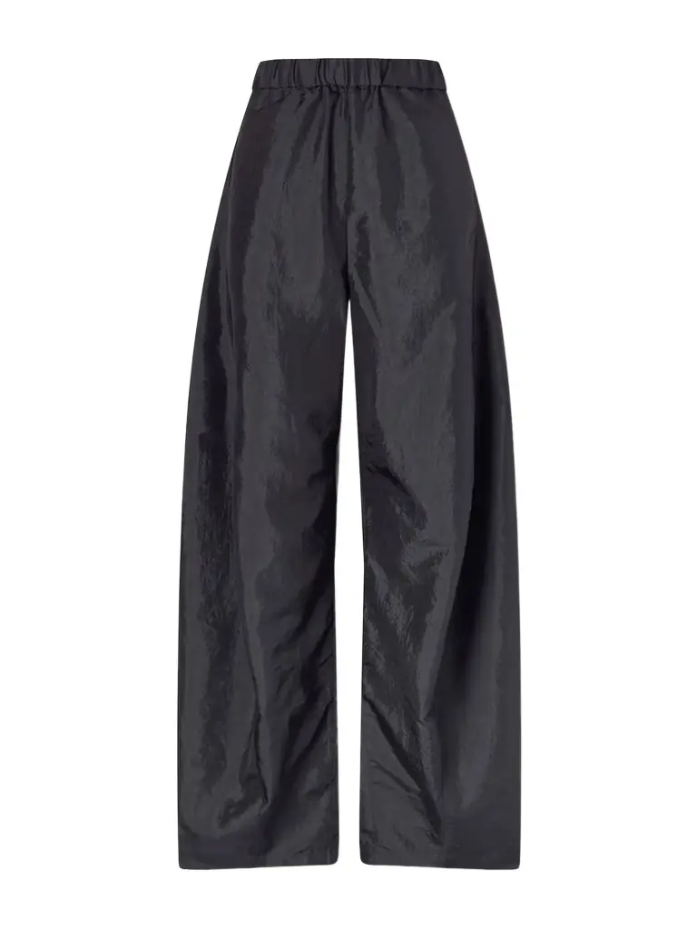 Tibi Winslow Crinkled-shell Barrel-leg Pants