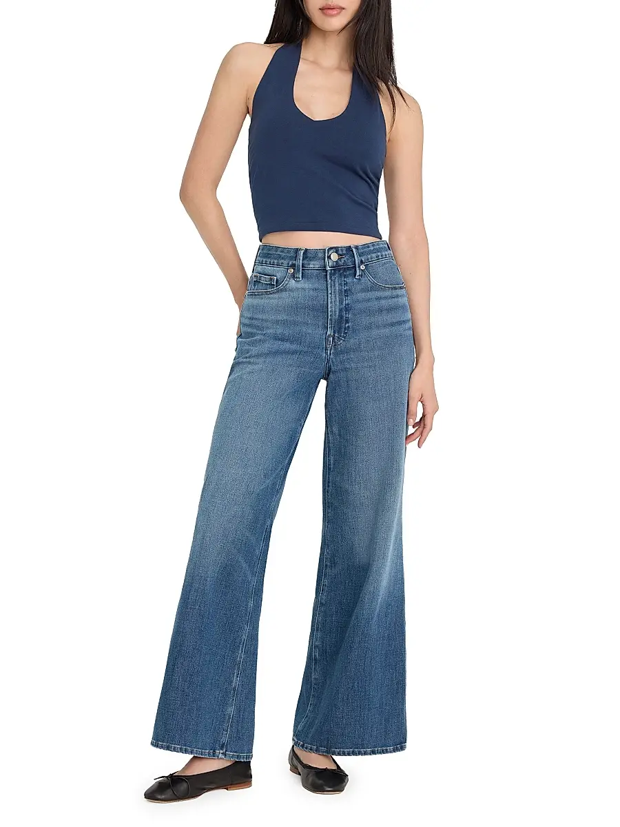 GOOD AMERICAN Women's Wide-Leg Jeans | Thumbnail 2 GOOD AMERICAN Women's Wide-Leg Jeans | Thumbnail 2