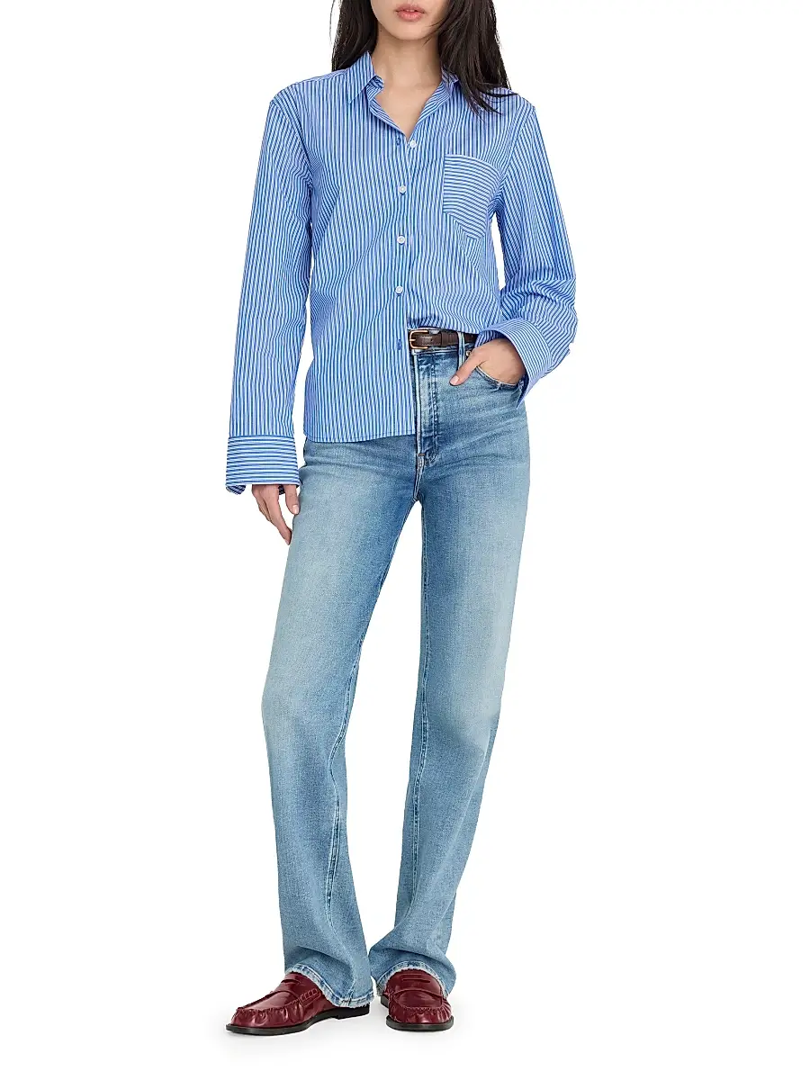 GOOD AMERICAN Women's Good True Straight Jeans | Thumbnail 2 GOOD AMERICAN Women's Good True Straight Jeans | Thumbnail 2