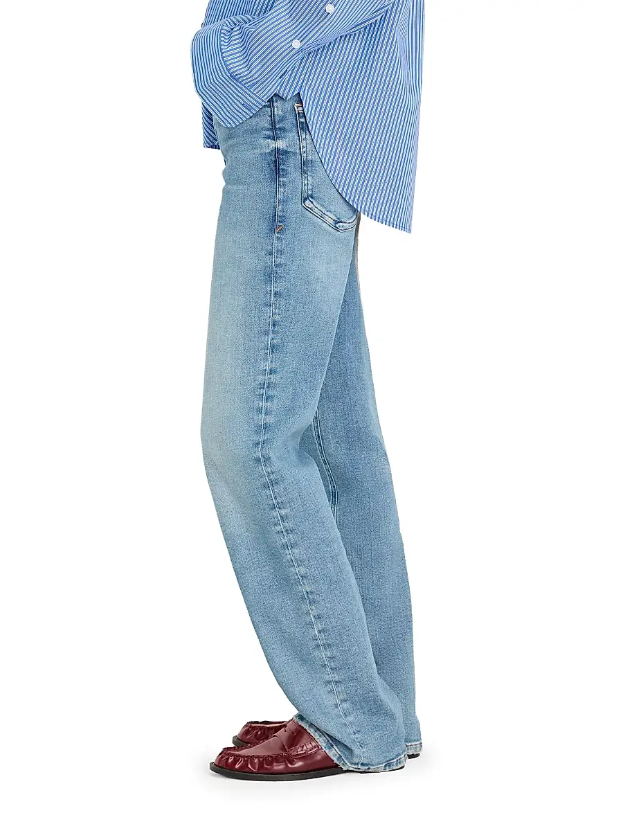 GOOD AMERICAN Women's Good True Straight Jeans | Thumbnail 4 GOOD AMERICAN Women's Good True Straight Jeans | Thumbnail 4