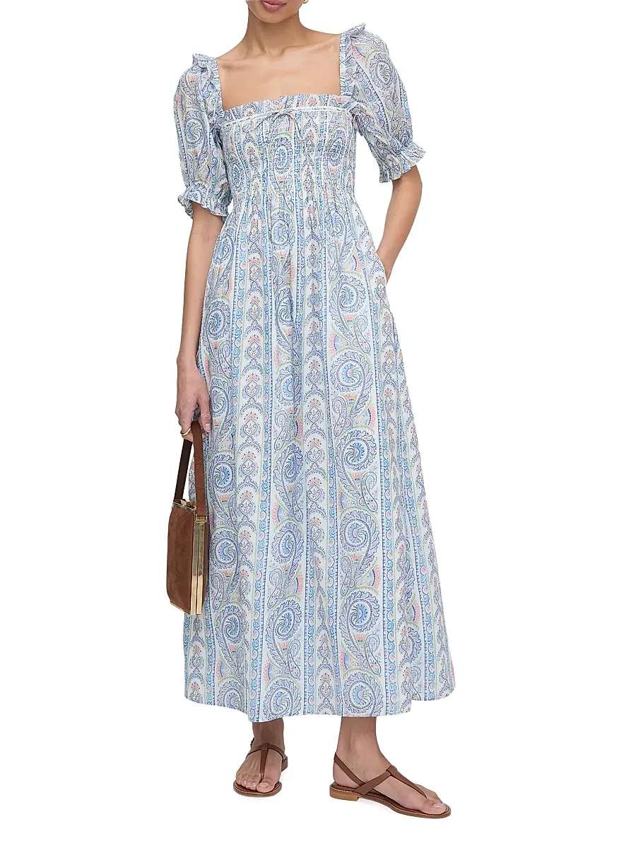 Hill House Home Women's The Scarlett Midi Nap Dress | Thumbnail 2 Hill House Home Women's The Scarlett Midi Nap Dress | Thumbnail 2