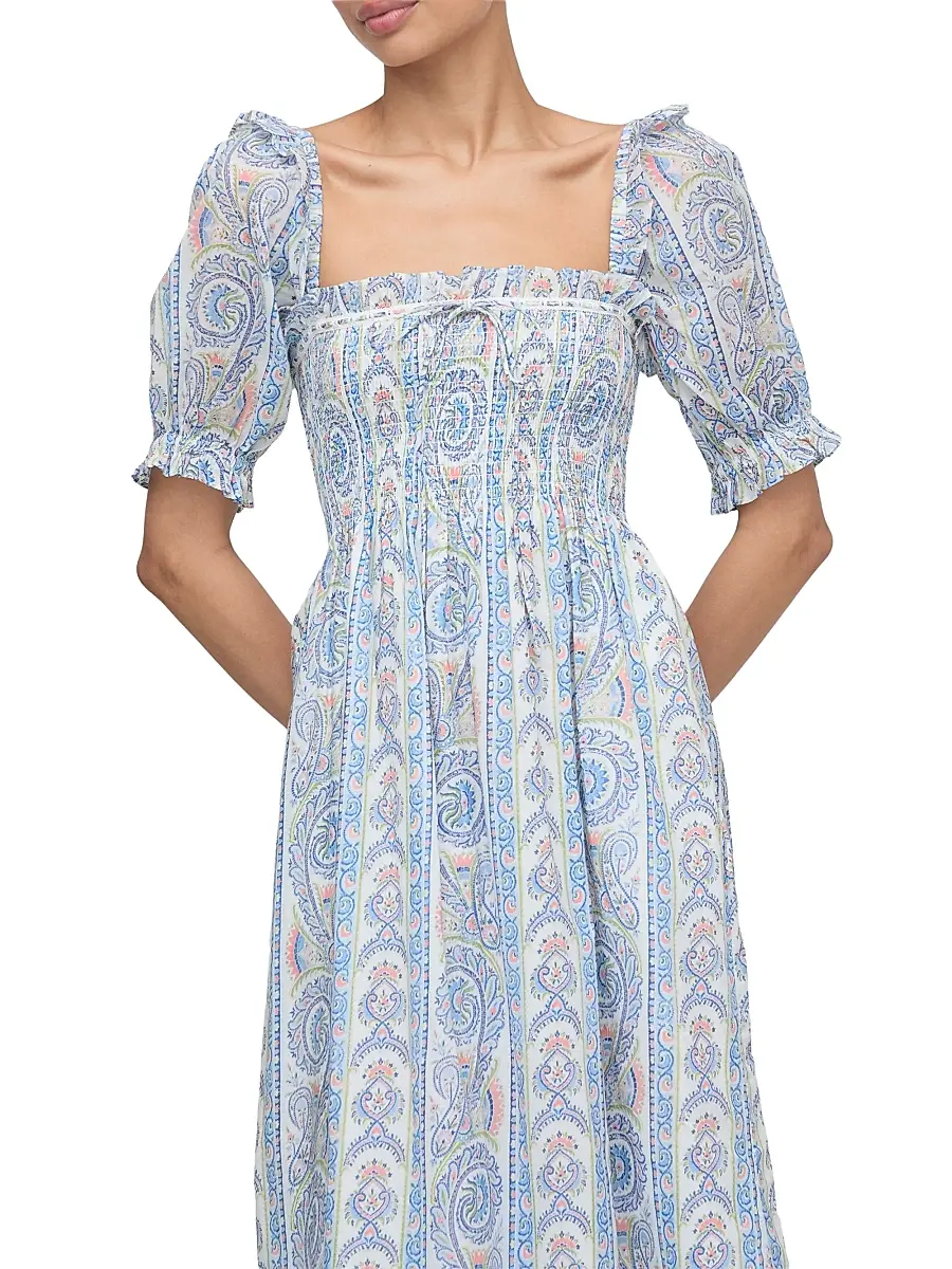 Hill House Home Women's The Scarlett Midi Nap Dress | Thumbnail 4 Hill House Home Women's The Scarlett Midi Nap Dress | Thumbnail 4