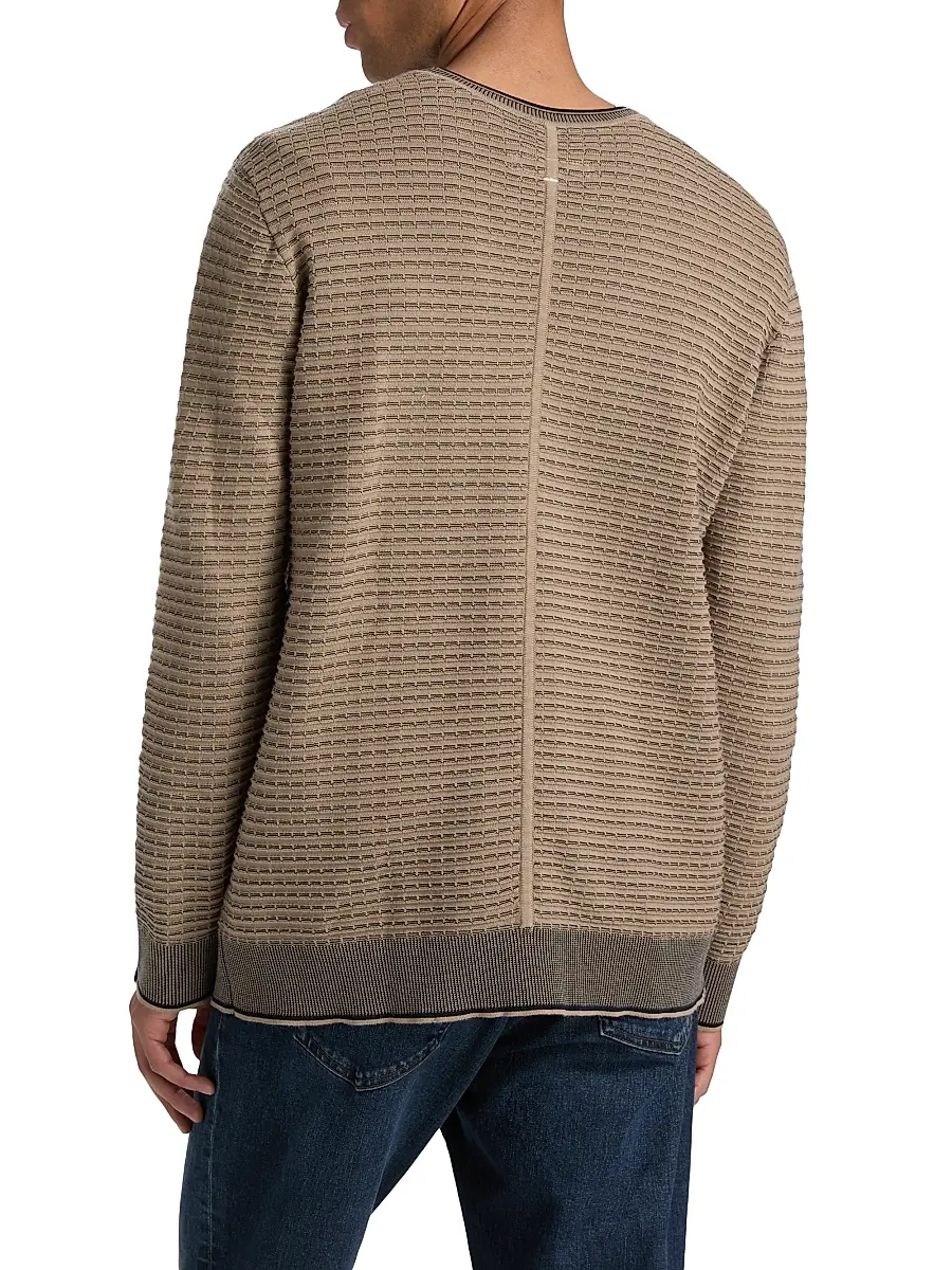 rag & bone Men's Harvey Striped Crewneck Sweater | Thumbnail 5 rag & bone Men's Harvey Striped Crewneck Sweater | Thumbnail 5