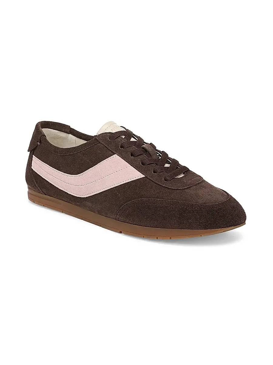 Vince Women's LA Runner Suede Slip-On Sneakers | Thumbnail 2 Vince Women's LA Runner Suede Slip-On Sneakers | Thumbnail 2