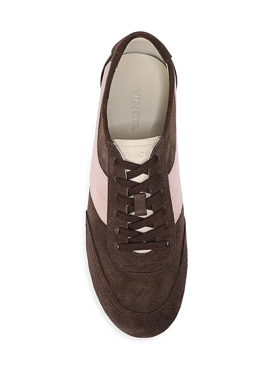 Vince Women's LA Runner Suede Slip-On Sneakers | Thumbnail 4 Vince Women's LA Runner Suede Slip-On Sneakers | Thumbnail 4