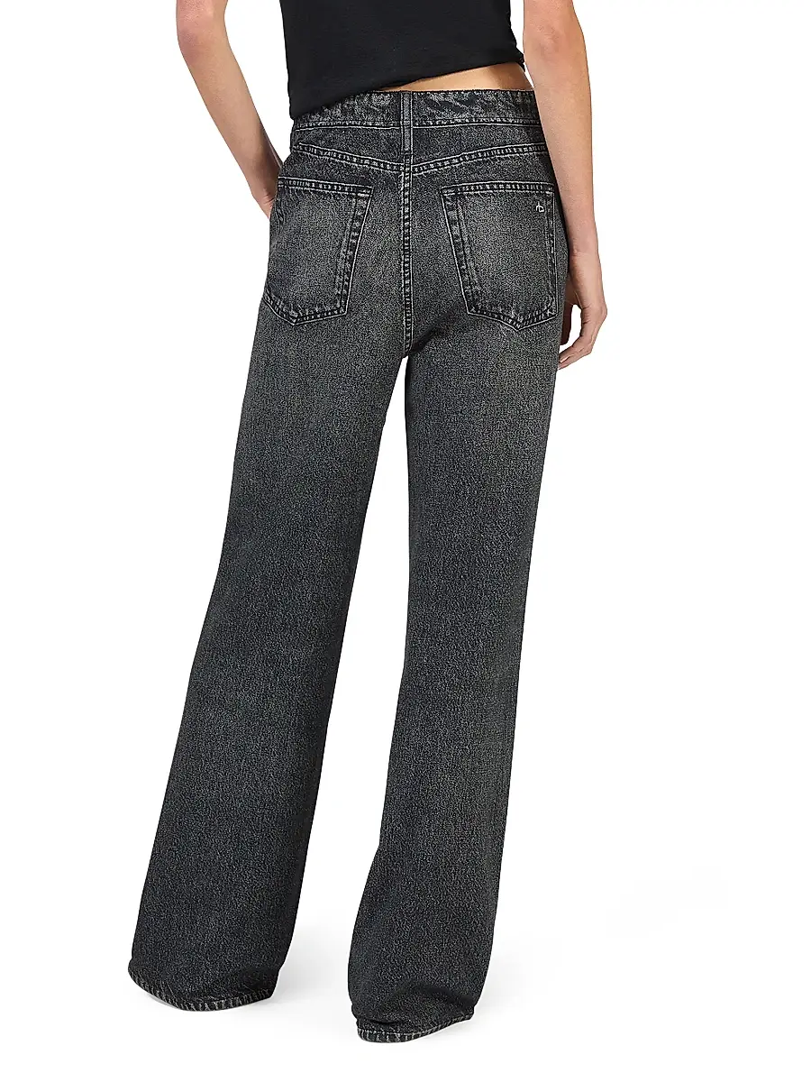 rag & bone Women's rb Miramar Terry Cotton Wide-Leg Track Pants | Thumbnail 5 rag & bone Women's rb Miramar Terry Cotton Wide-Leg Track Pants | Thumbnail 5