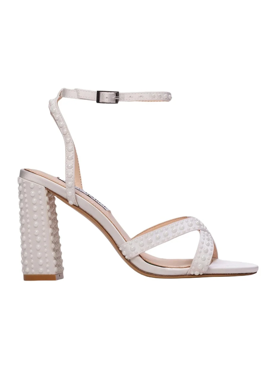 Anne Barge Women's Perle Satin Sandals
