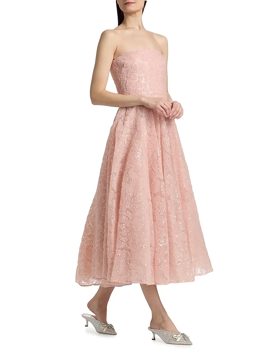 THEIA Women's Selina Strapless Cocktail Dress | Thumbnail 2 THEIA Women's Selina Strapless Cocktail Dress | Thumbnail 2