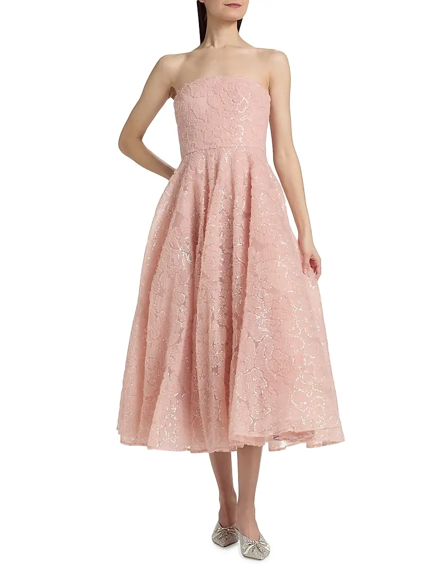 THEIA Women's Selina Strapless Cocktail Dress | Thumbnail 3 THEIA Women's Selina Strapless Cocktail Dress | Thumbnail 3