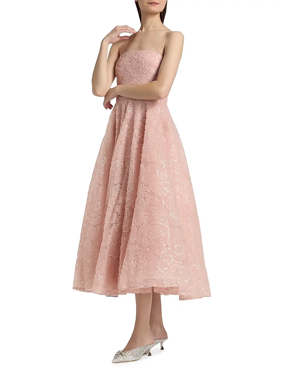 THEIA Women's Selina Strapless Cocktail Dress | Thumbnail 4 THEIA Women's Selina Strapless Cocktail Dress | Thumbnail 4