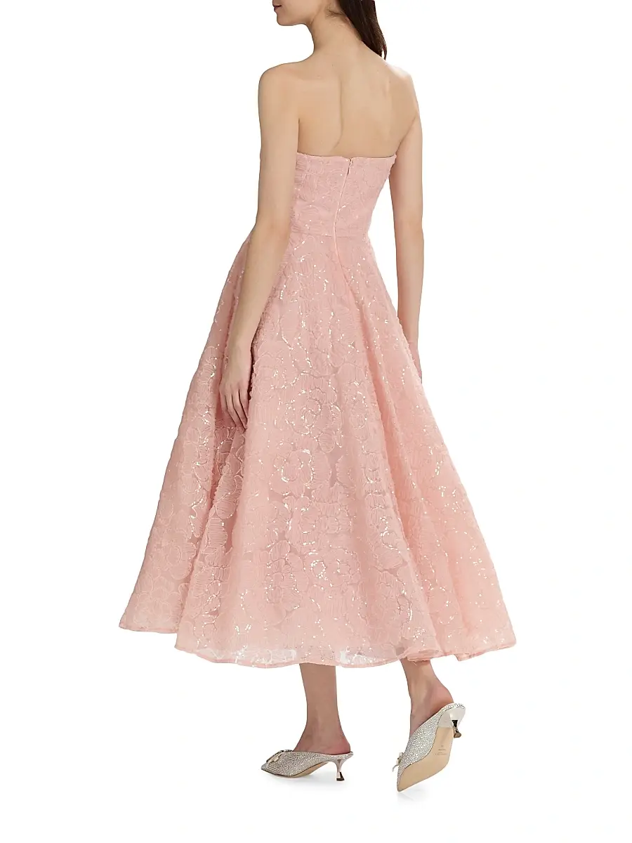 THEIA Women's Selina Strapless Cocktail Dress | Thumbnail 5 THEIA Women's Selina Strapless Cocktail Dress | Thumbnail 5