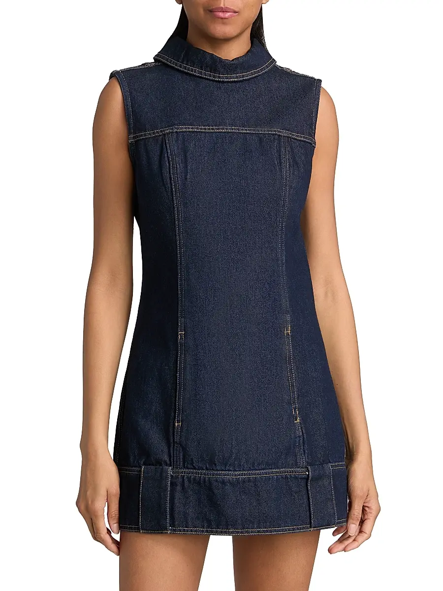 Et Ochs Women's Winslow Denim Minidress | Thumbnail 3 Et Ochs Women's Winslow Denim Minidress | Thumbnail 3