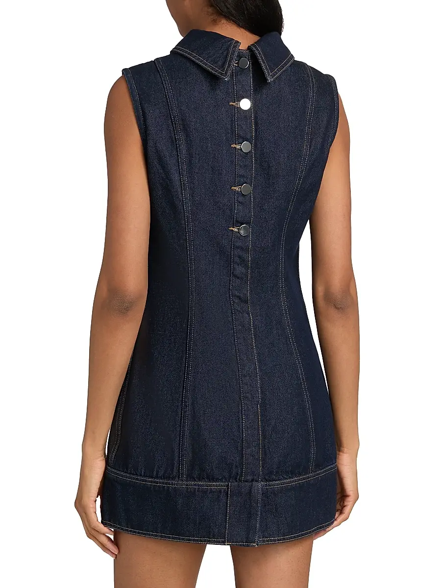 Et Ochs Women's Winslow Denim Minidress | Thumbnail 5 Et Ochs Women's Winslow Denim Minidress | Thumbnail 5