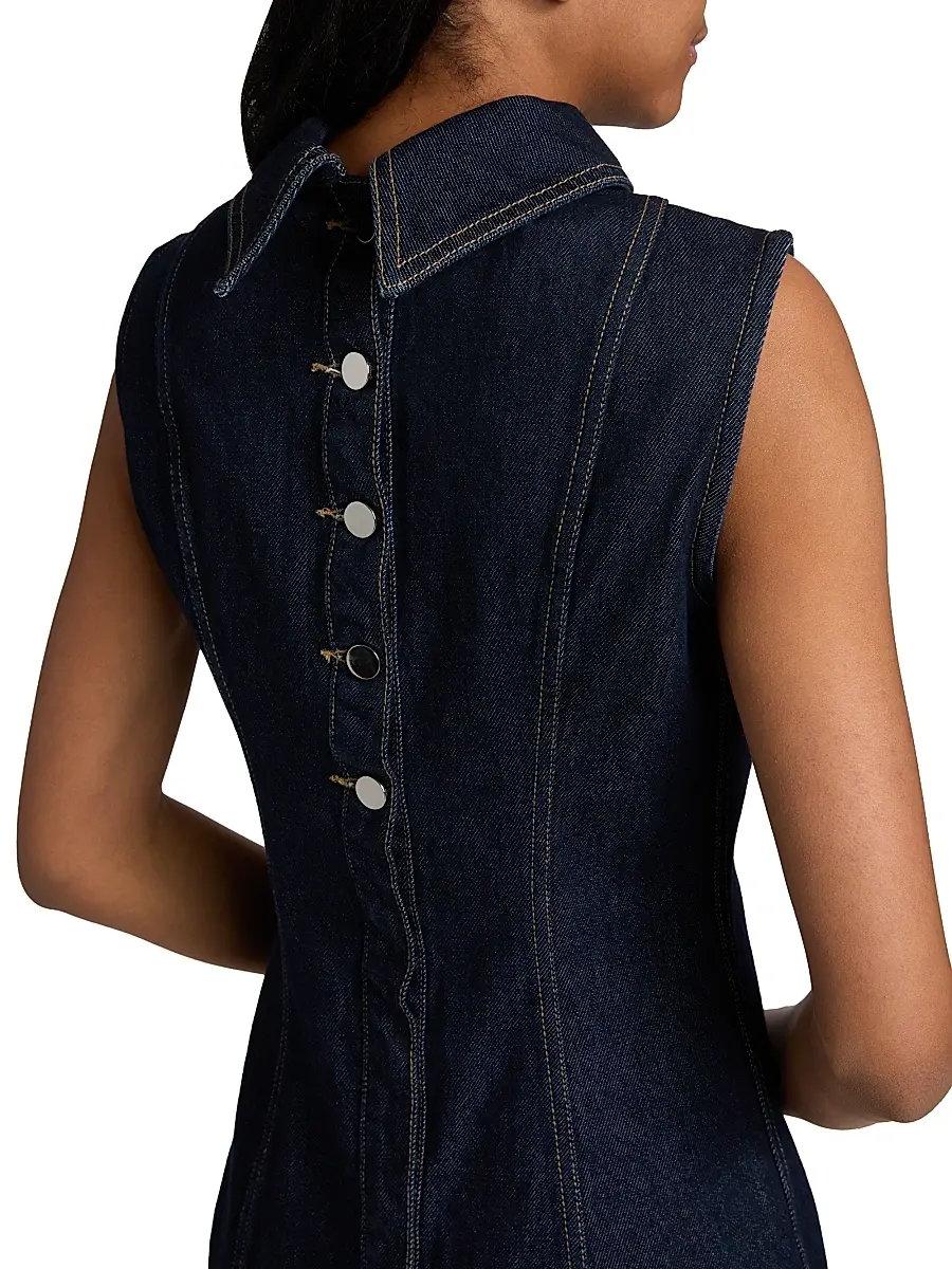 Et Ochs Women's Winslow Denim Minidress | Thumbnail 6 Et Ochs Women's Winslow Denim Minidress | Thumbnail 6