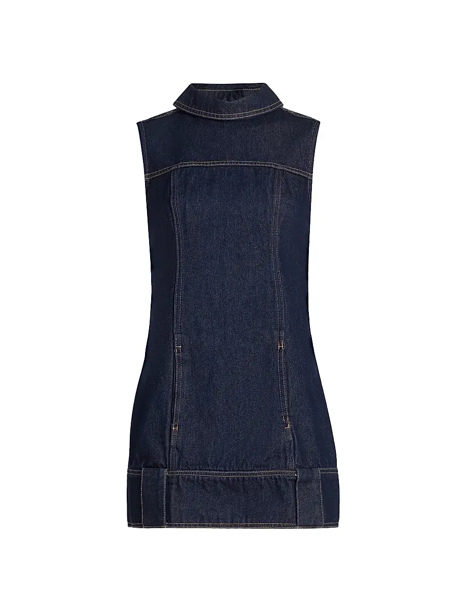 Et Ochs Women's Winslow Denim Minidress - Midnight | Image 1 Et Ochs Women's Winslow Denim Minidress - Midnight | Image 1