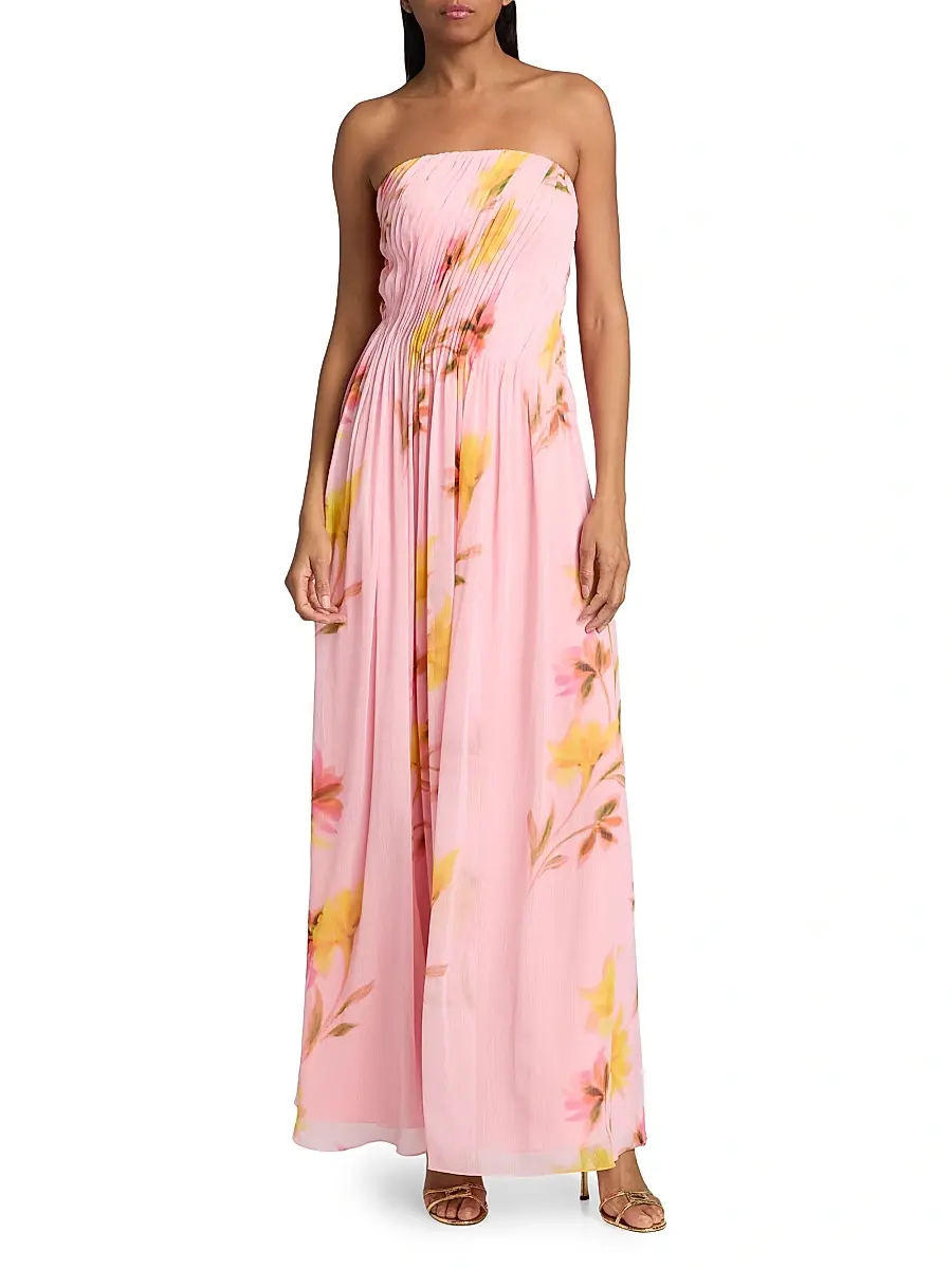 As It May Women's Emilia Strapless Woven Gown | Thumbnail 3