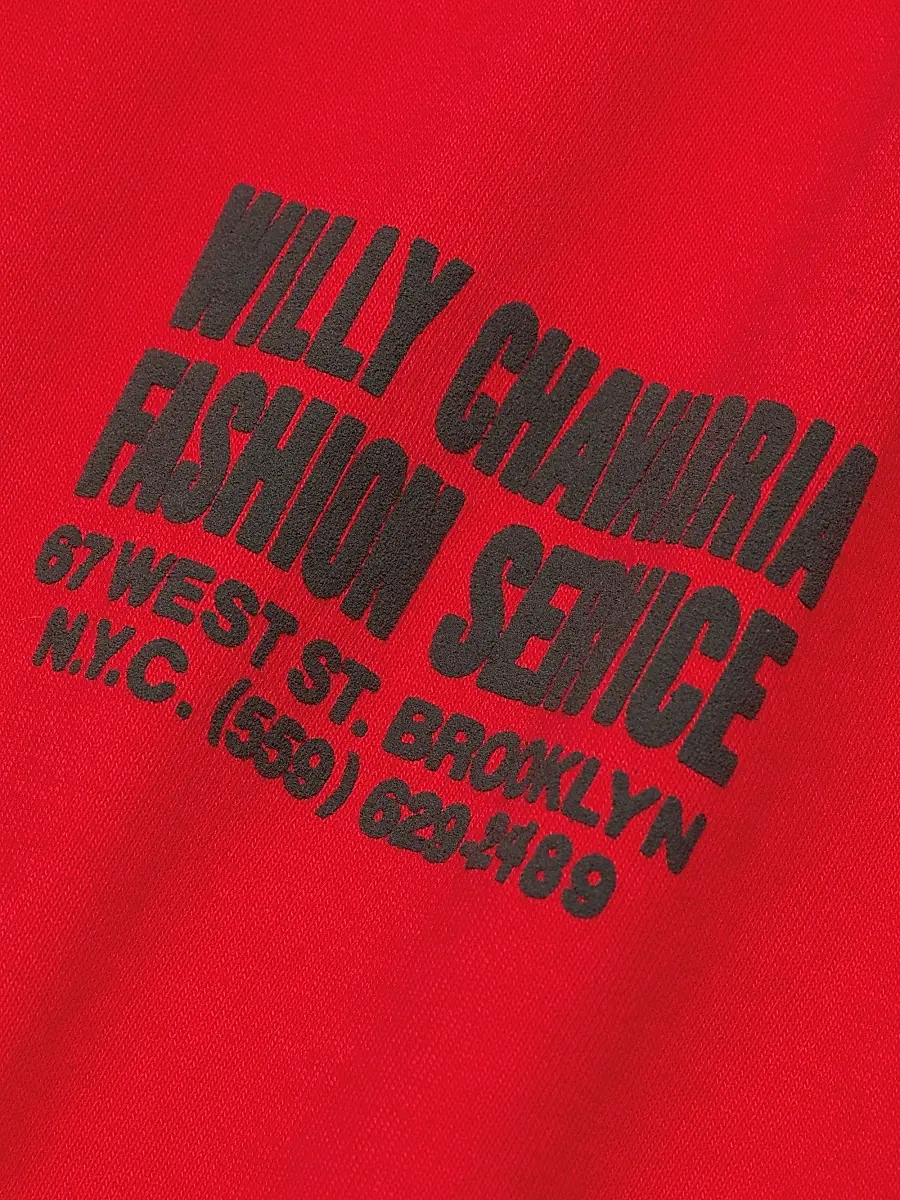 Willy Chavarria Men's Fashion Service Crewneck T-Shirt | Thumbnail 7 Willy Chavarria Men's Fashion Service Crewneck T-Shirt | Thumbnail 7