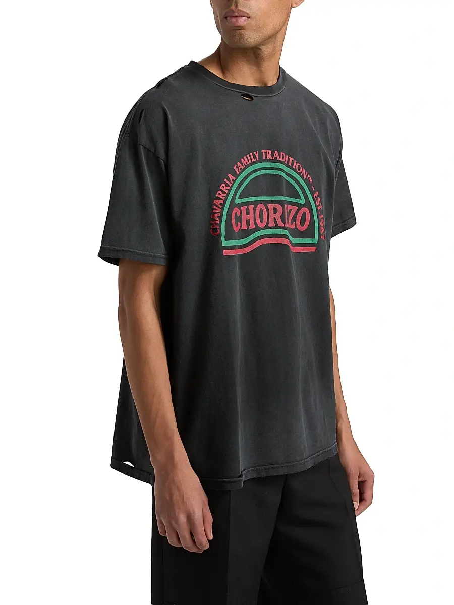Willy Chavarria Men's Chorizo Easy T-Shirt | Thumbnail 4 Willy Chavarria Men's Chorizo Easy T-Shirt | Thumbnail 4