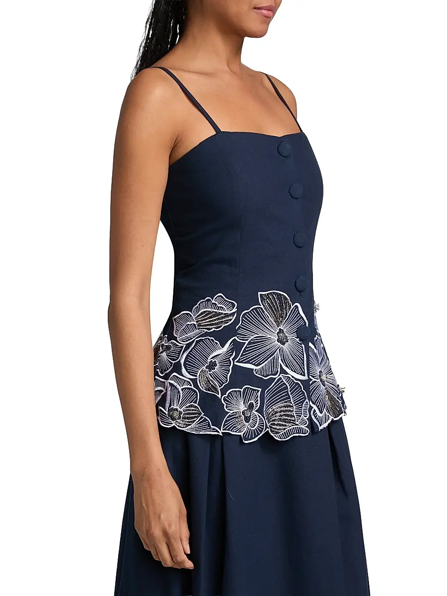 Toccin Women's Eve Floral Cotton Tank | Thumbnail 4 Toccin Women's Eve Floral Cotton Tank | Thumbnail 4
