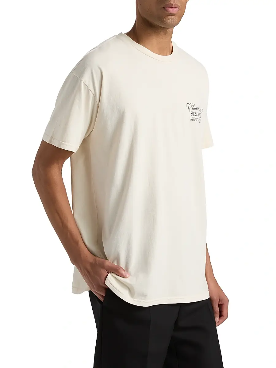 Willy Chavarria Men's House of Style Easy T-Shirt - Masa - Size Medium | Thumbnail 4 Willy Chavarria Men's House of Style Easy T-Shirt - Masa - Size Medium | Thumbnail 4