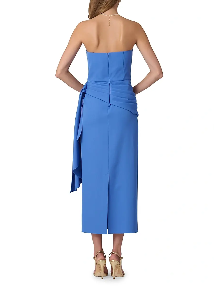 Shoshanna Women's Annemarie Drape Cocktail Dress | Thumbnail 3 Shoshanna Women's Annemarie Drape Cocktail Dress | Thumbnail 3