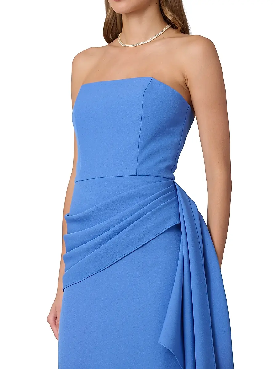 Shoshanna Women's Annemarie Drape Cocktail Dress | Thumbnail 4 Shoshanna Women's Annemarie Drape Cocktail Dress | Thumbnail 4