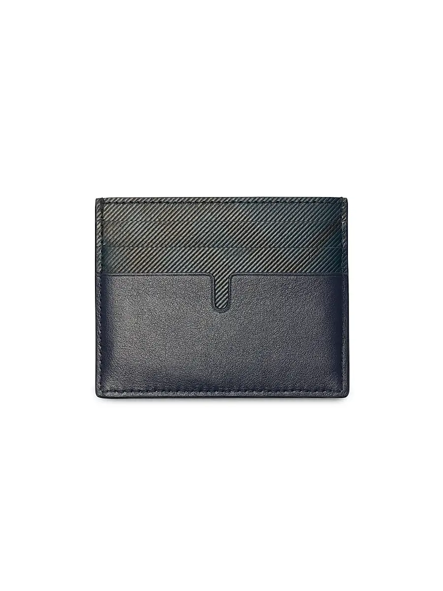 Burberry Men's EKD Leather Card Case - Midnight | Thumbnail 2