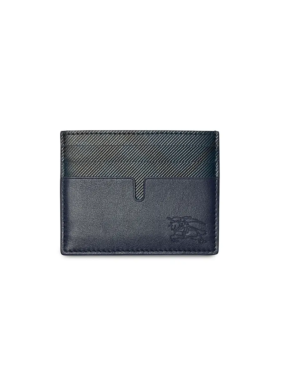 Men's EKD Leather Card Case - Midnight