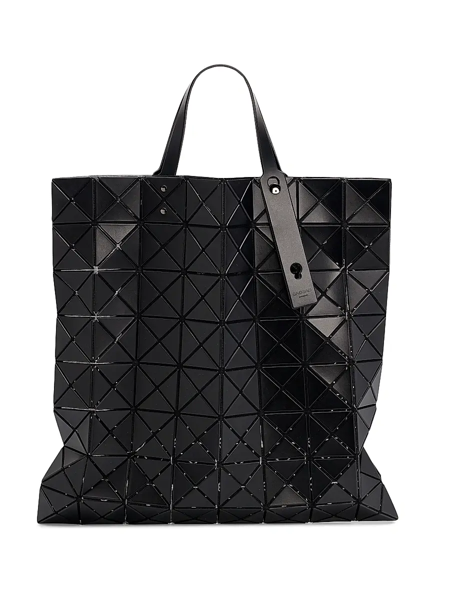 Bao Bao Issey Miyake Men's Lucent Matte Tote Bag - Matte Black | Image 1 Bao Bao Issey Miyake Men's Lucent Matte Tote Bag - Matte Black | Image 1