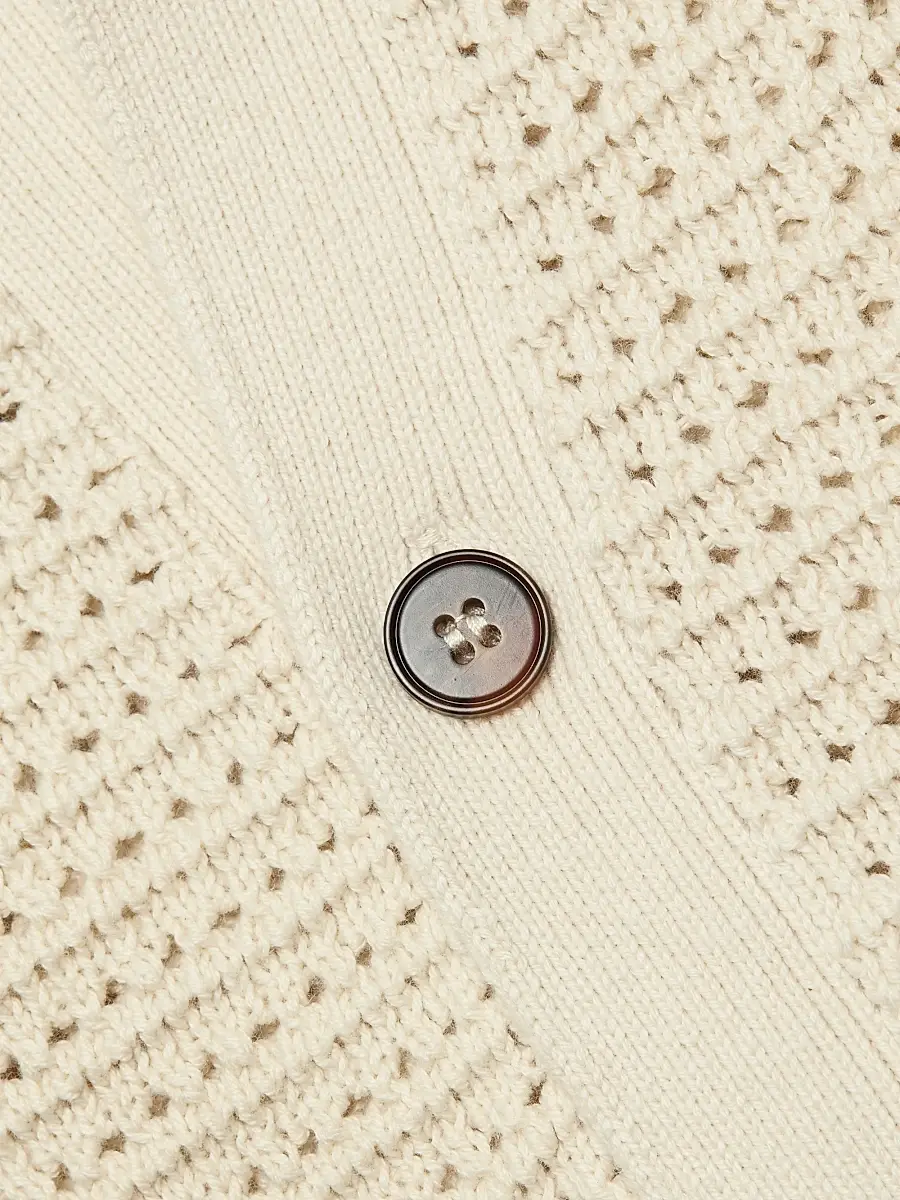 Represent Men's Pico Open-Knit Cotton-Blend Shirt | Thumbnail 7 Represent Men's Pico Open-Knit Cotton-Blend Shirt | Thumbnail 7