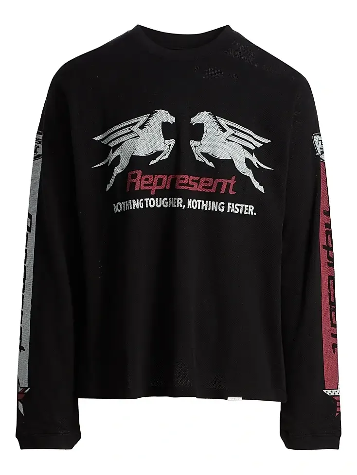 Men's Mesh Pegasus Long-Sleeve T-Shirt Men's Mesh Pegasus Long-Sleeve T-Shirt