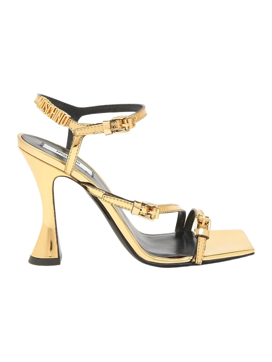 Women's 100MM Chrome-Effect Sandals