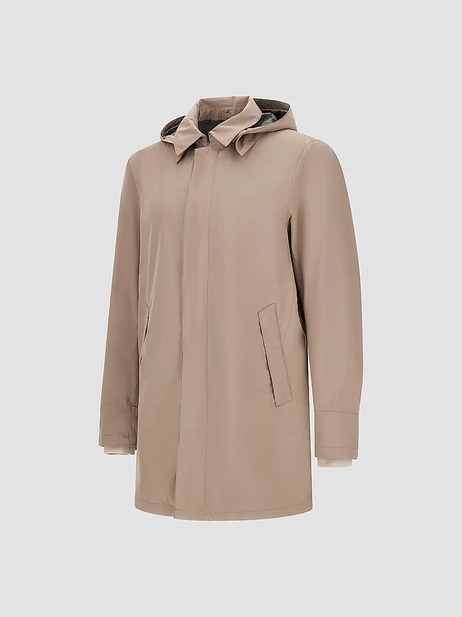 HERNO Men's 2Layer City Hooded Trench Coat | Thumbnail 3 HERNO Men's 2Layer City Hooded Trench Coat | Thumbnail 3