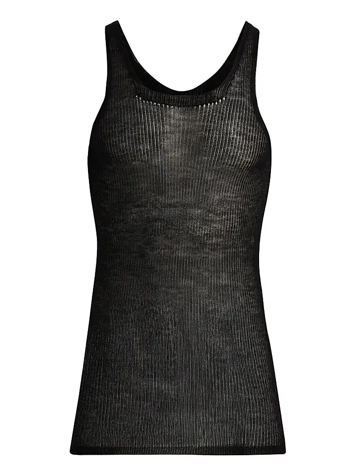 Rick Owens Men's Maglia Cashmere Knit Tank