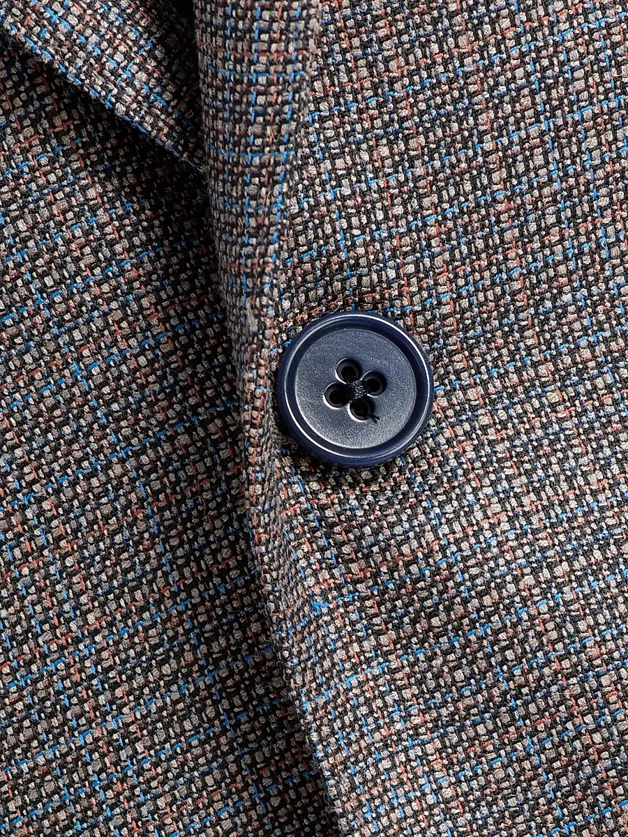 Emporio Armani Men's Woven Wool-Silk-Linen Sport Coat | Thumbnail 7 Emporio Armani Men's Woven Wool-Silk-Linen Sport Coat | Thumbnail 7