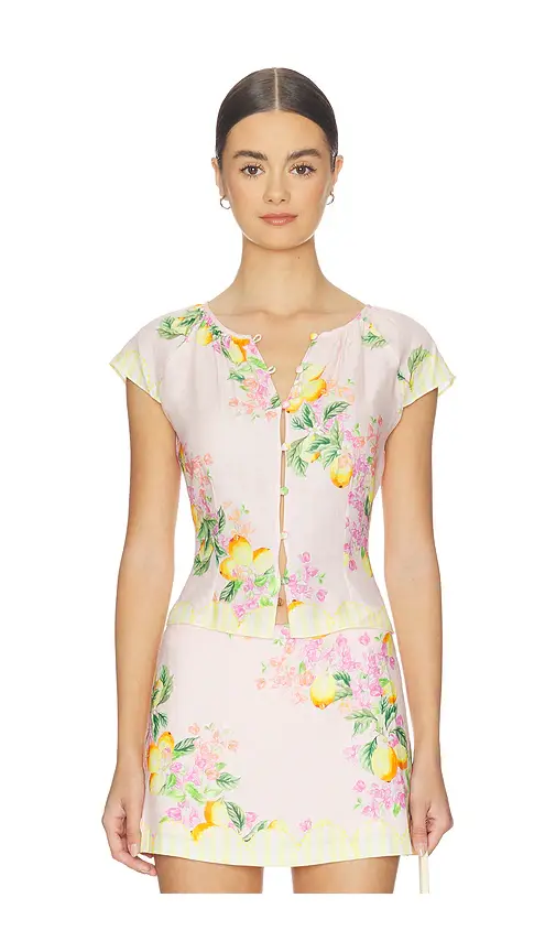 Amanda Uprichard Pinto Top | Image 1 Amanda Uprichard Pinto Top | Image 1