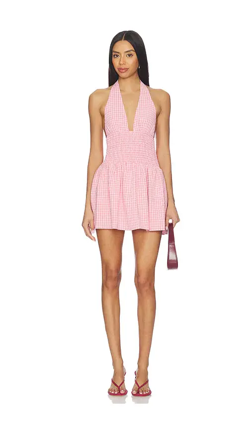 MORE TO COME Aleena Halter Mini Dress | Image 1 MORE TO COME Aleena Halter Mini Dress | Image 1