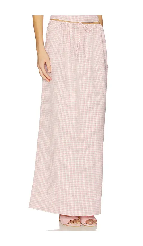 MORE TO COME Luciya Drawstring Maxi Skirt | Thumbnail 2